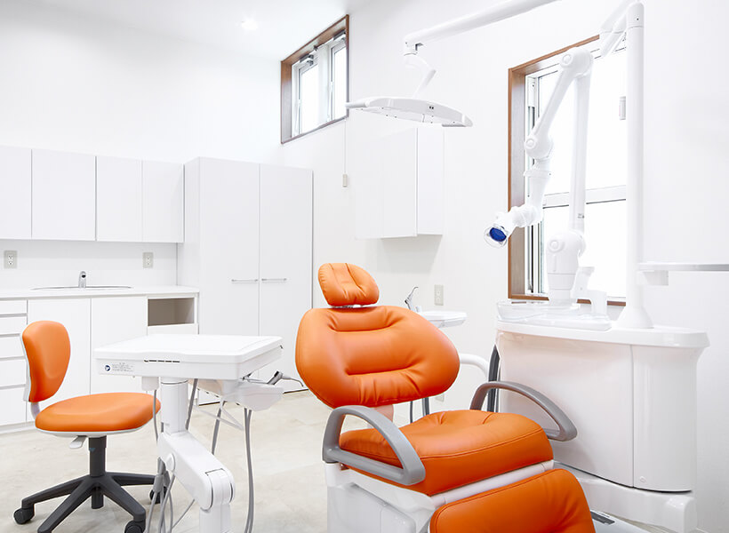 ベビーカーも入れる診療室